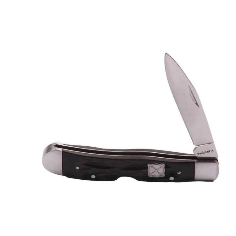 NEW TWISTED X bone knife in black onyx
